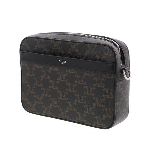 Celine Black Bag Shoulder Triumph Small Messenger - Picture 1 of 6